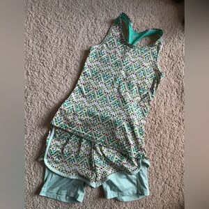 Girls Everlast 2 pc workout sporty outfit